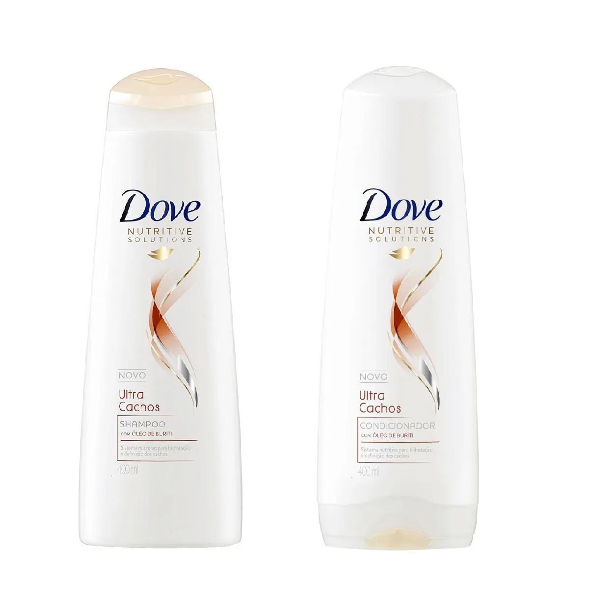 Shampoo Dove Nutritive Solutions Ultra Cachos Frasco 400ml