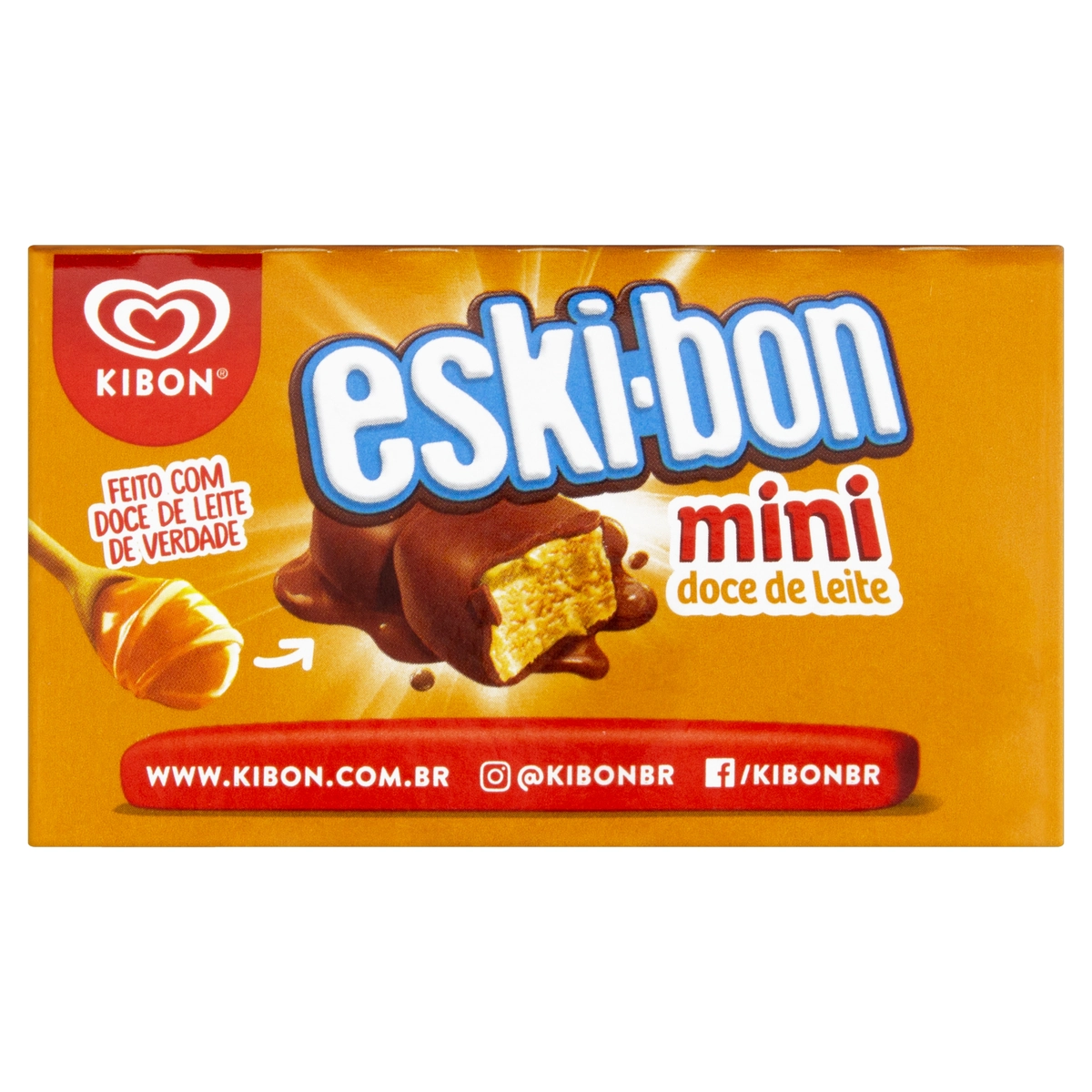 Sorvete Doce De Leite Kibon Eski Bon Mini Caixa 99g