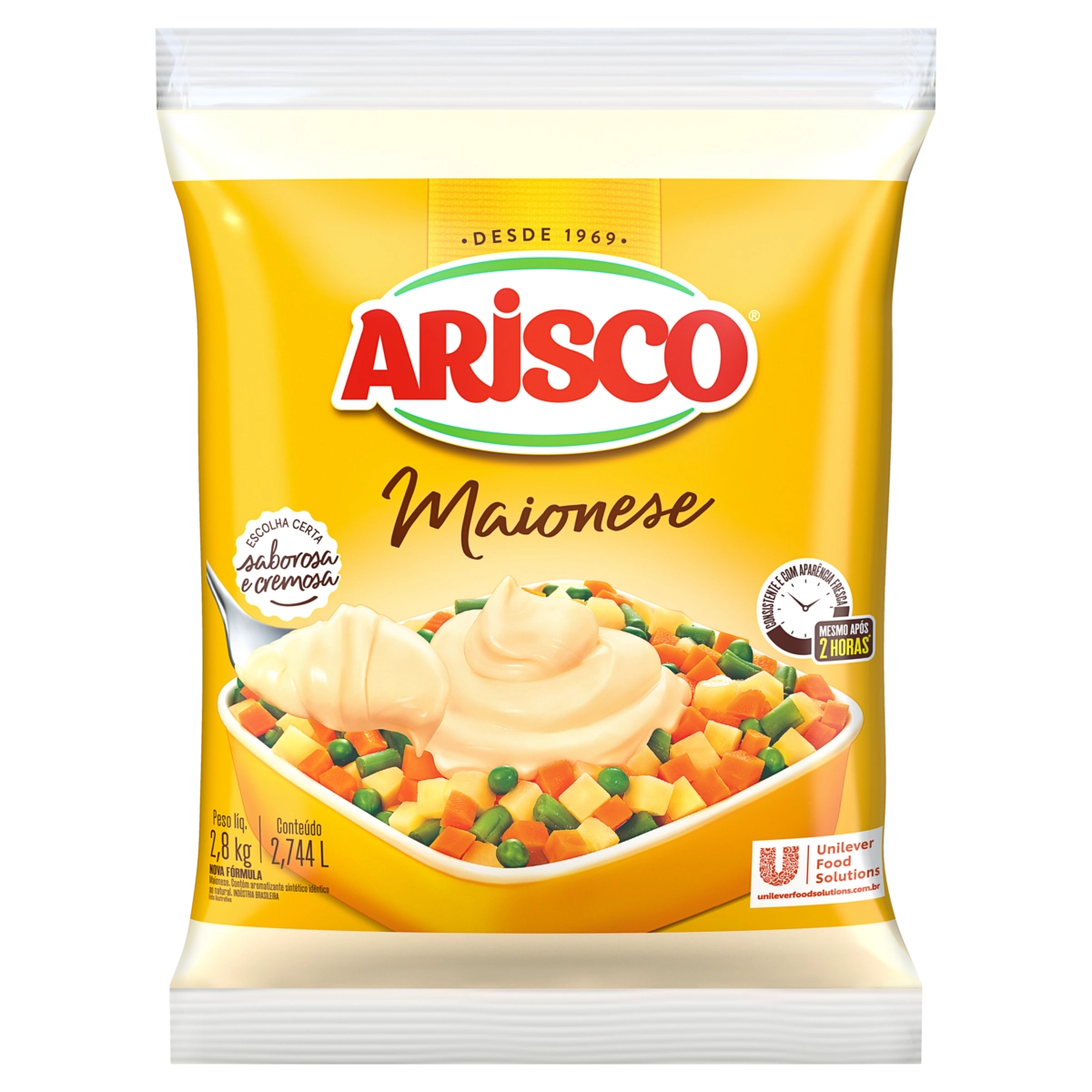 Maionese Arisco Pacote 2,8kg