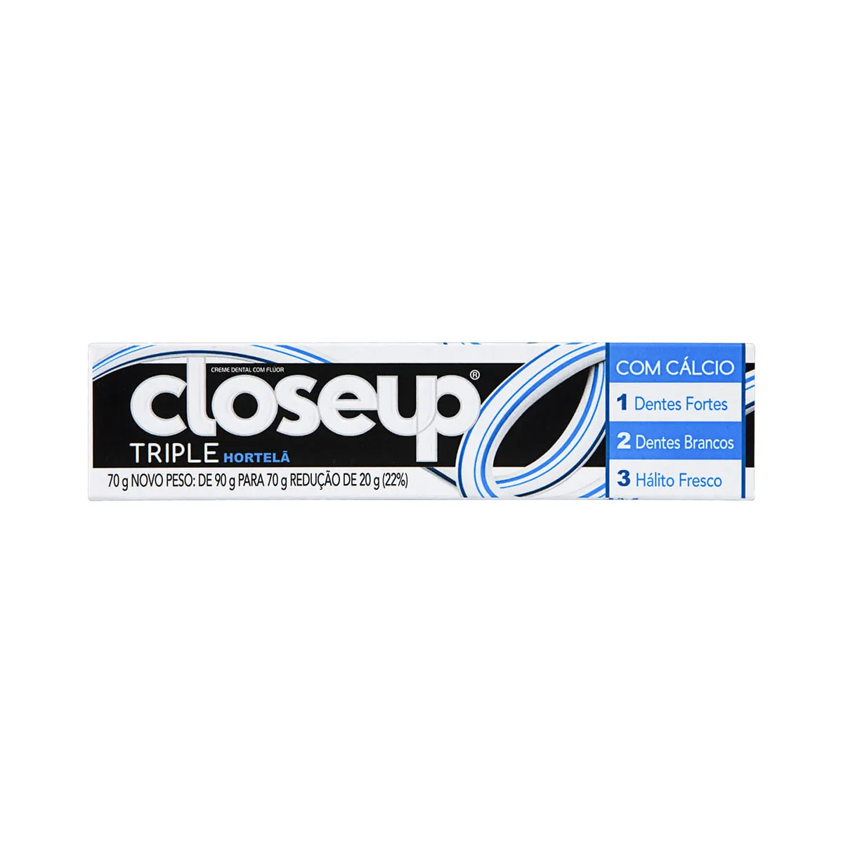 Creme Dental Hortelã Closeup Tripla Proteção Caixa 70g