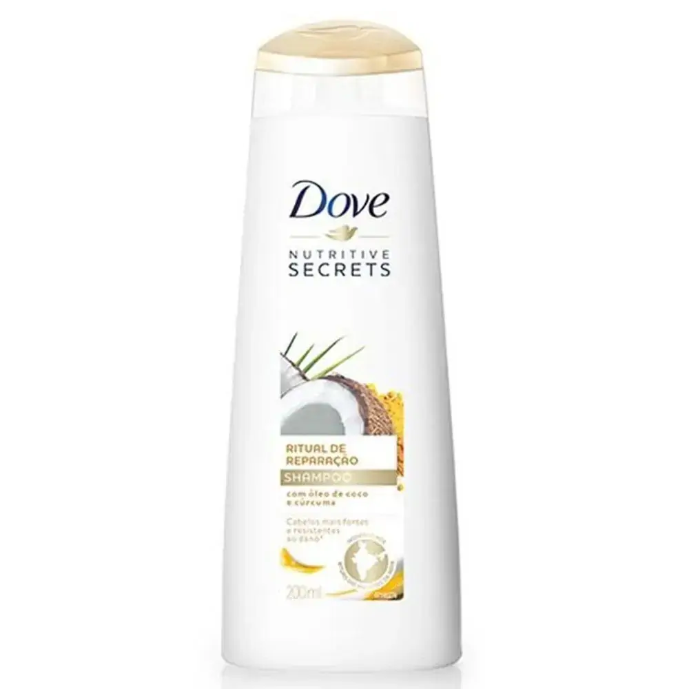 Shampoo Dove Nutritive Secrets Ritual De Reparação Frasco 200ml