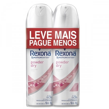 Des Aero Rexona 150ml Fem Powder C/2 Lv Pg