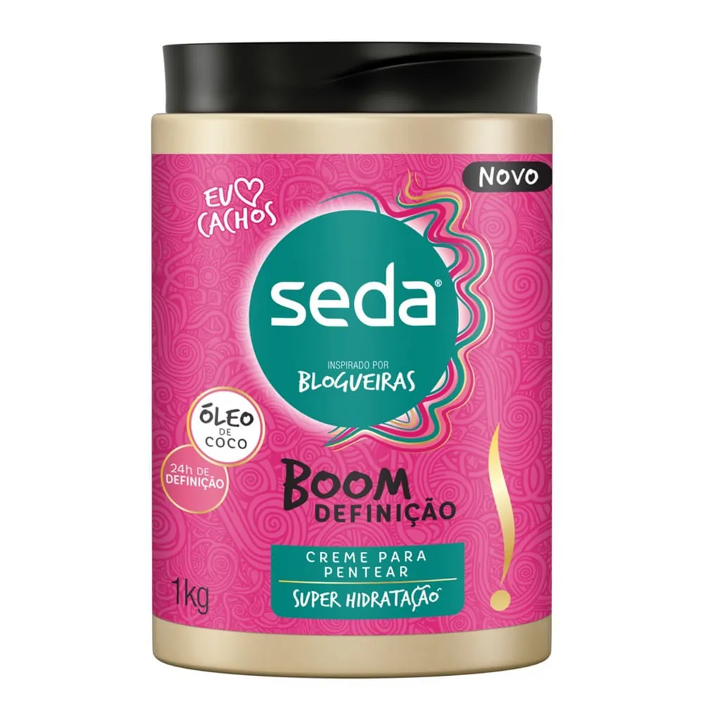 Creme para Pentear Seda Boom Definição Pote 1kg