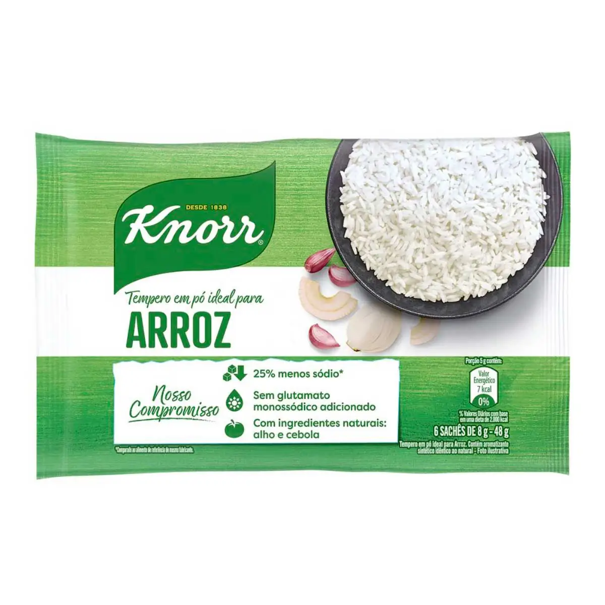 Tempero Knorr Meu Arroz Alho e Cebola 48 g