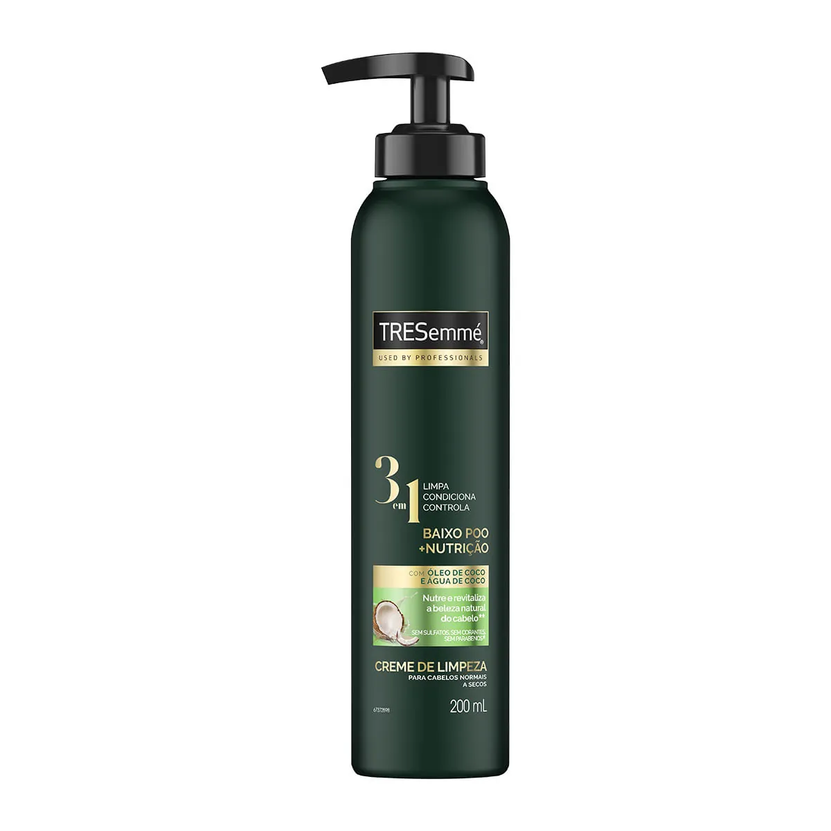 Creme De Limpeza Tresemmé Baixo Poo Nutrição Frasco 200ml