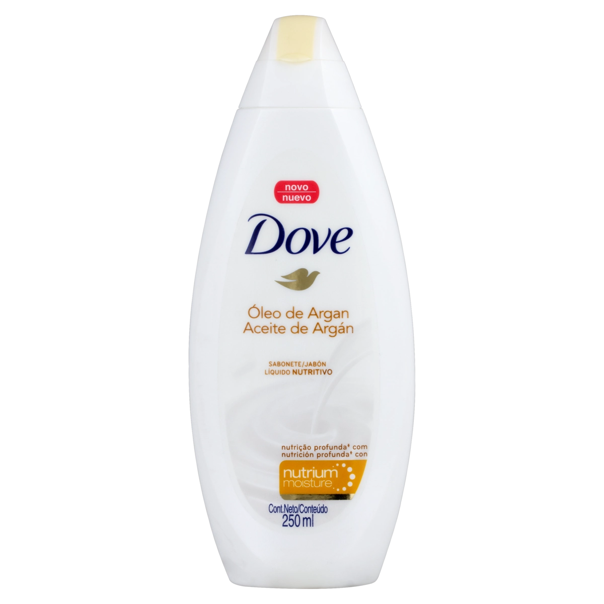 Sabonete Líquido óleo De Argan Dove Nutrição Profunda Frasco 250ml