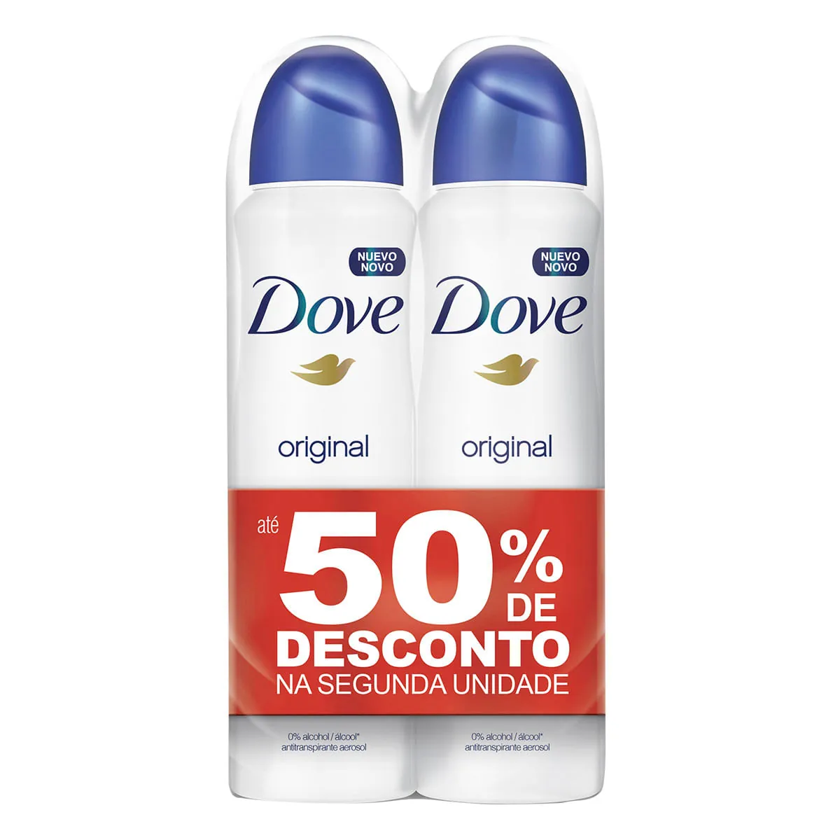 Oferta Desodorante Antitranspirante Aerosol DOVE Original 150ml 2 Unidades