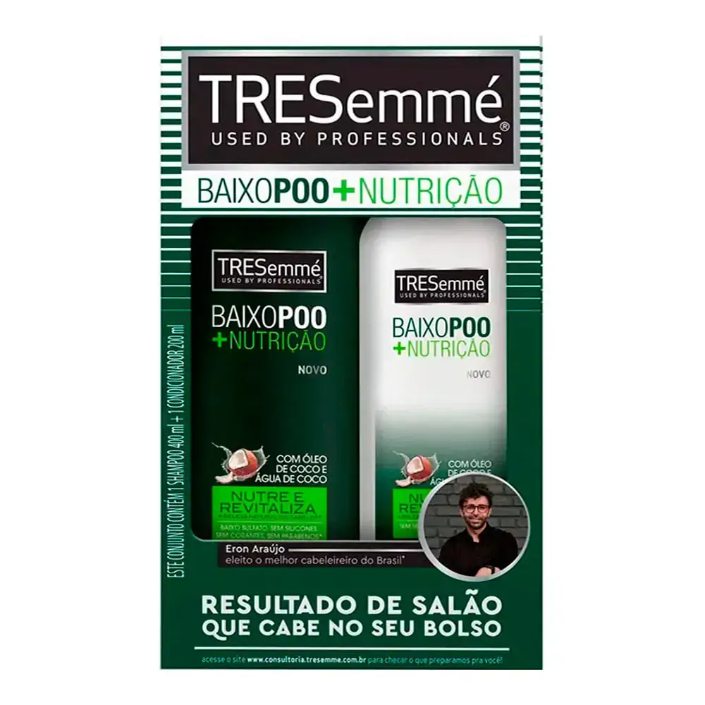 Sh Tresemme Baixo Poo 400ml Cond 200ml P. Esp