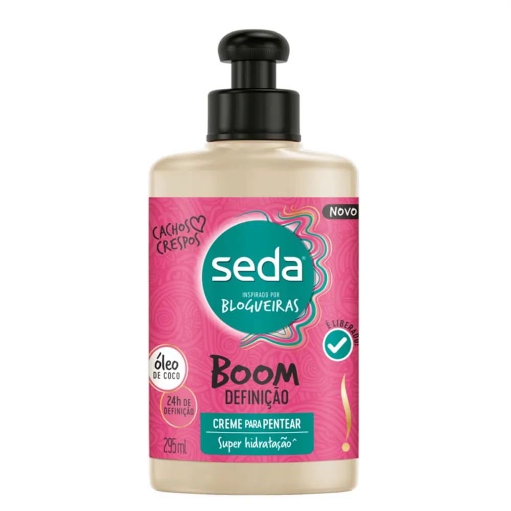 Creme para Pentear Seda Boom Definição Frasco 295ml