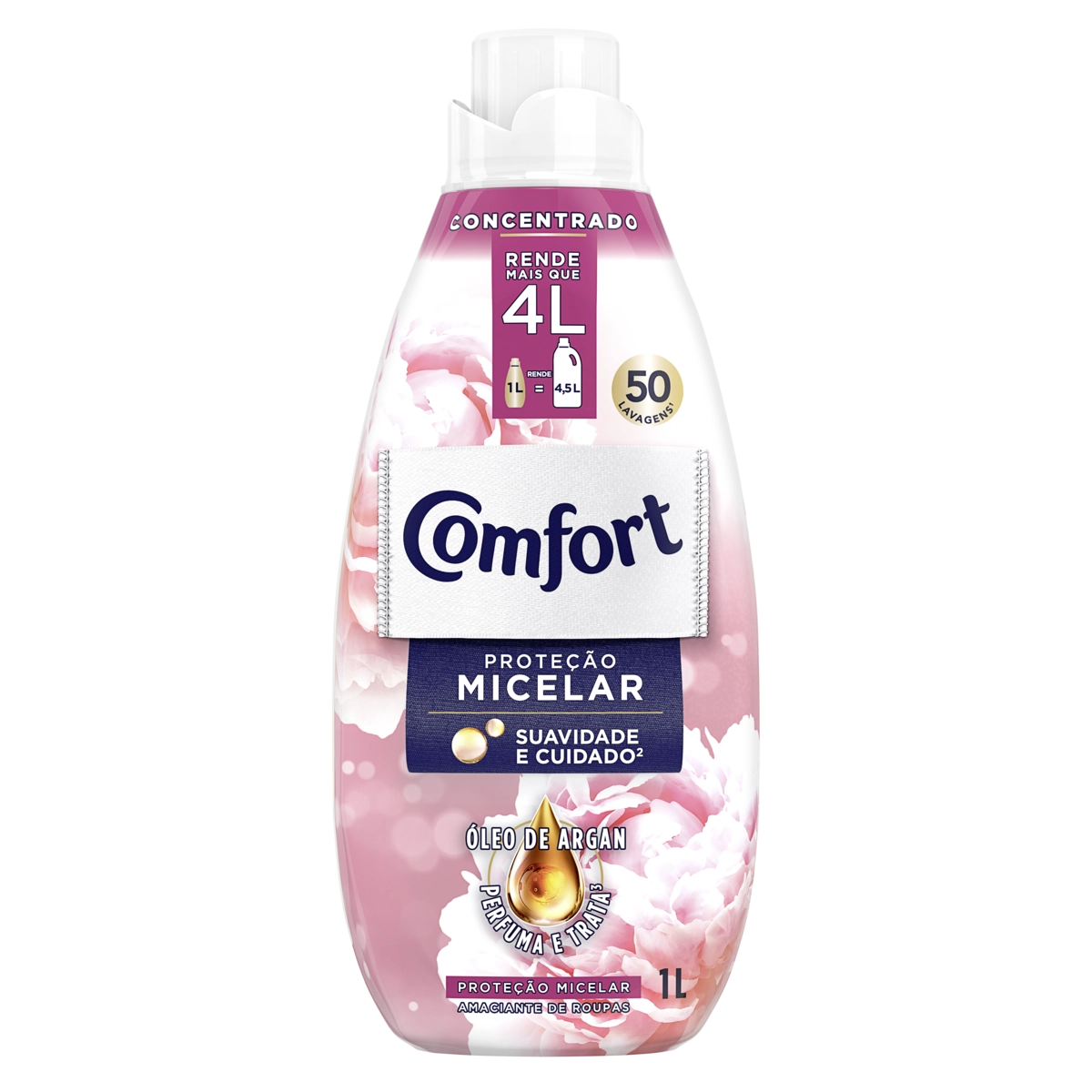 Amaciante De Roupa Concentrado Proteção Micelar Comfort Frasco 1l