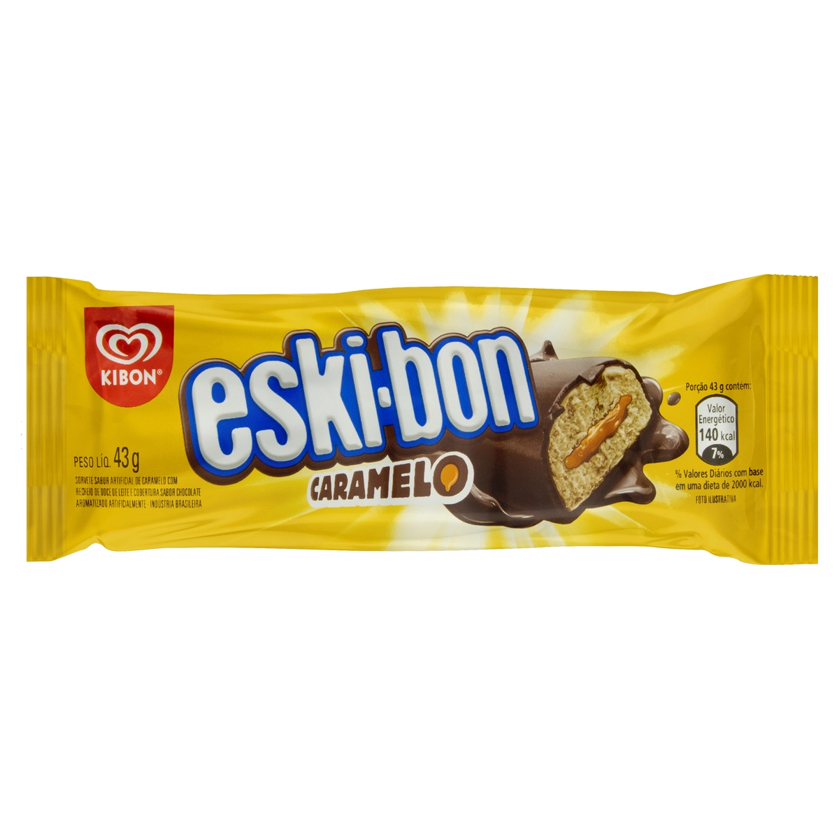 Sorvete Caramelo Kibon Eski Bon Pacote 43g