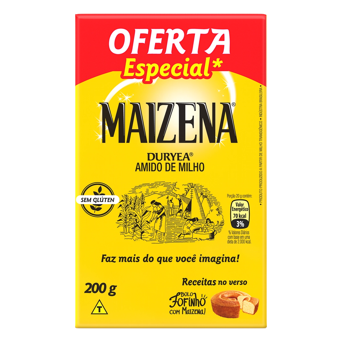 Amido De Milho Maizena Duryea Caixa 200g Oferta Especial