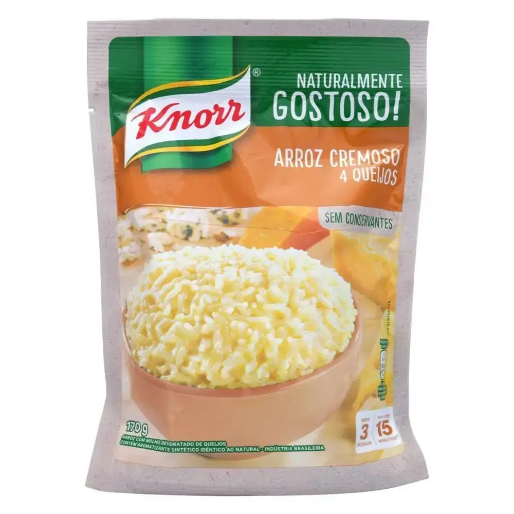 Arroz Crem.knorr 170g 4 Queijos