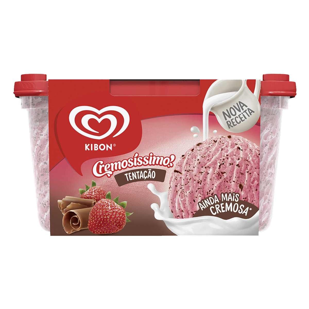 Sorvete Tentação Kibon Sorveteria Pote 1,3l