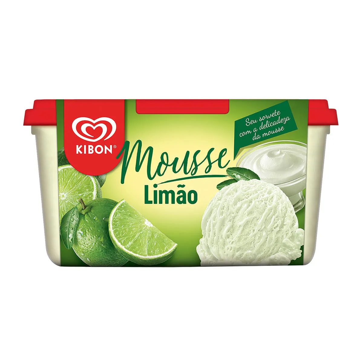 Sorvete Limão Kibon Mousse Pote 1,3l