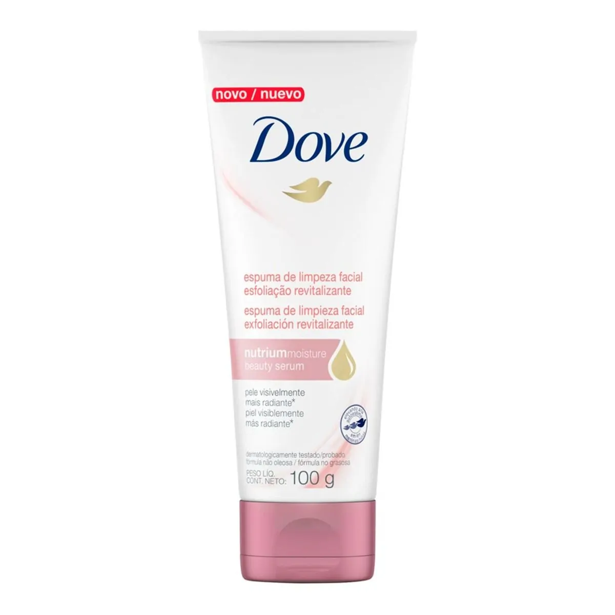 Espuma De Limpeza Esfoliação Revitalizante Facial Dove Bisnaga 100g
