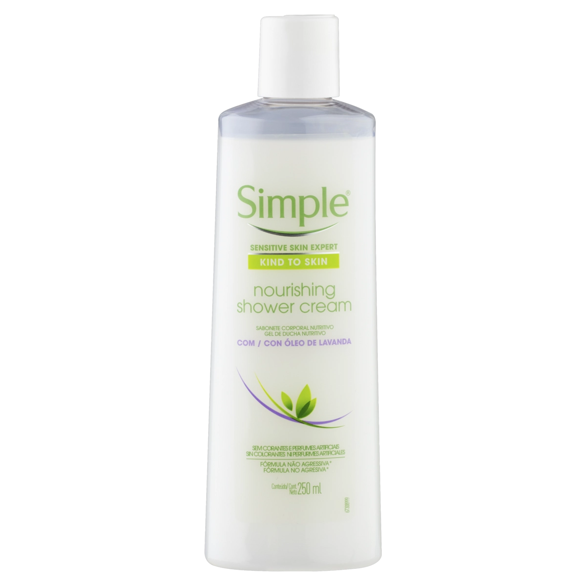 Sabonete Gel óleo De Lavanda Simple Frasco 250ml