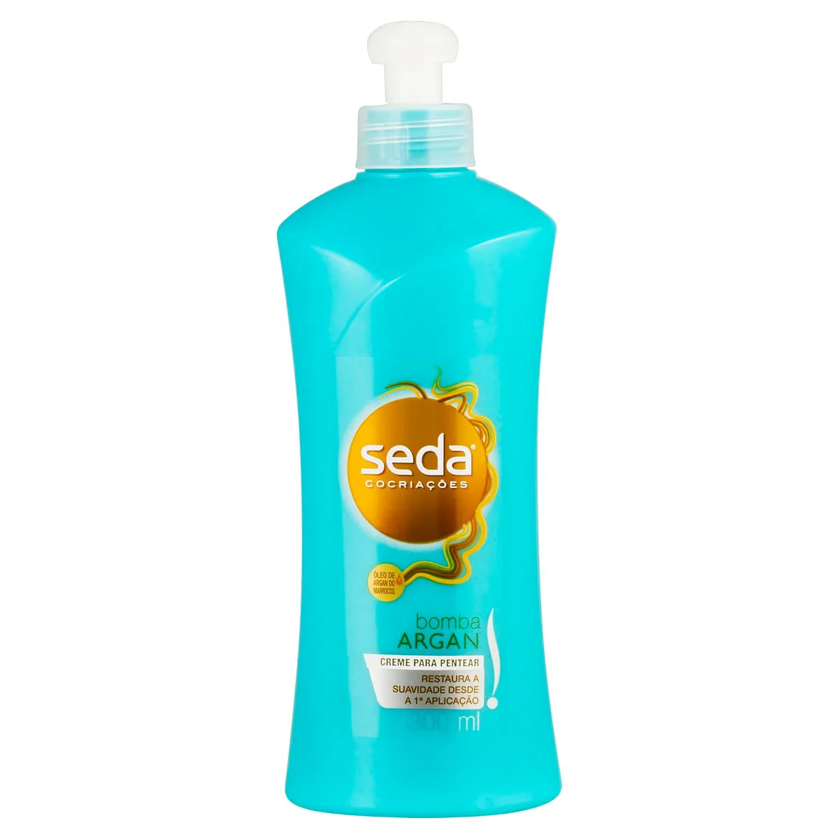 Creme Para Pentear Seda Cocriações Bomba Argan Frasco 300ml