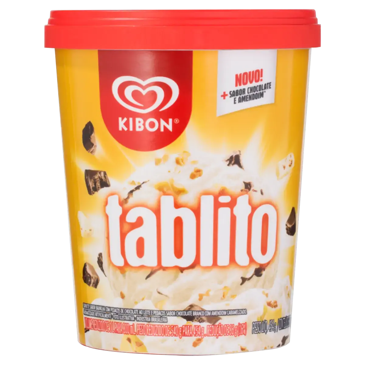 Sorvete Kibon 800ml Tablito