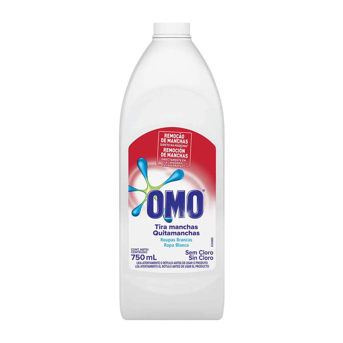 Tira Manchas para Roupas Brancas sem Cloro OMO 750ml
