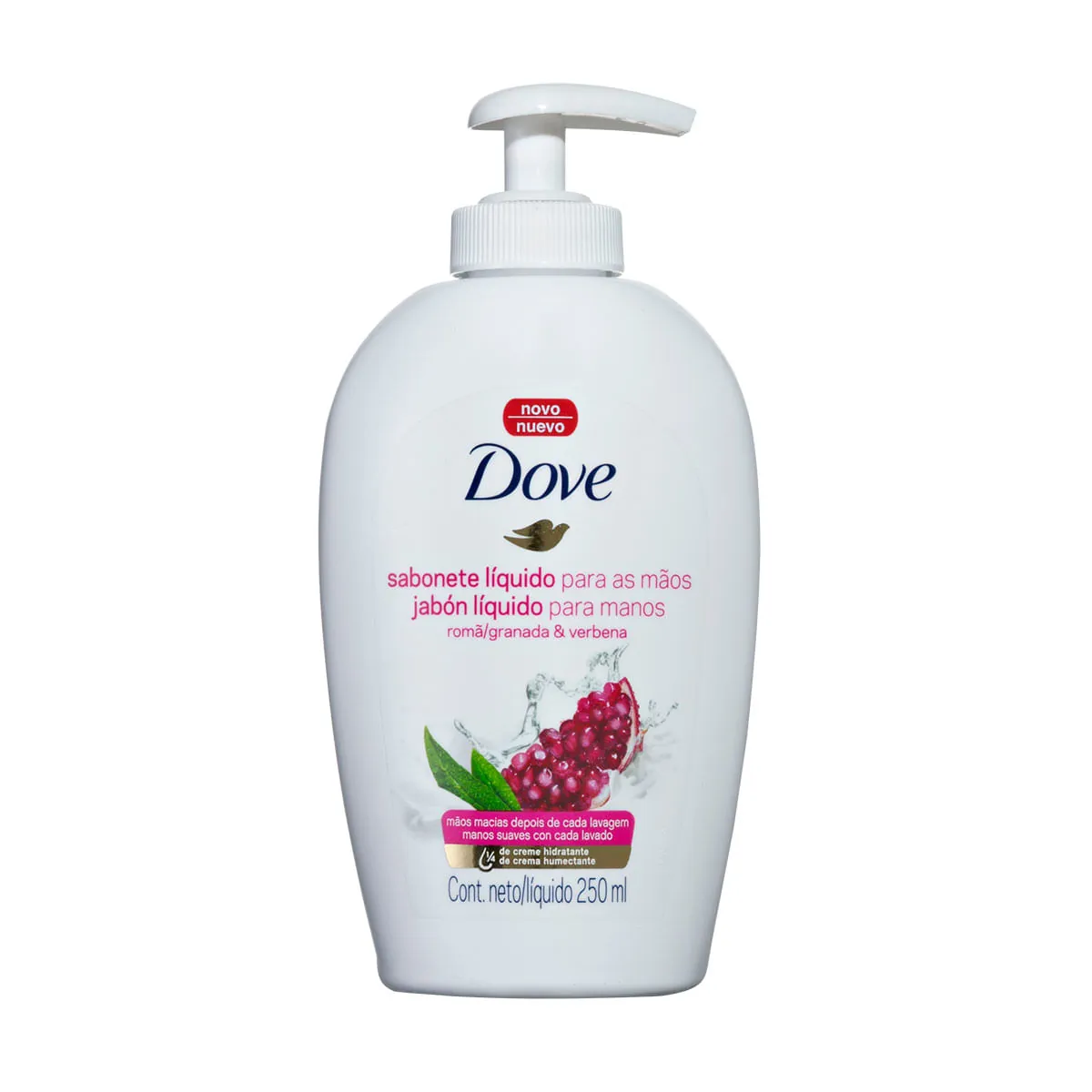 Sabonete Líquido Para As Mãos Romã Verbena Dove Frasco 250ml
