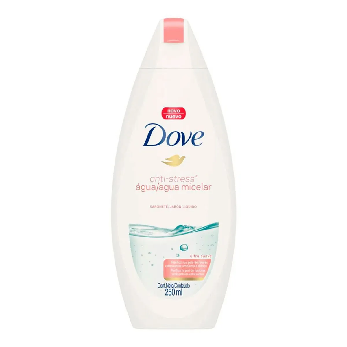 Sabonete Líquido DOVE Anti-Stress Água Micelar Ultra Suave 250ml