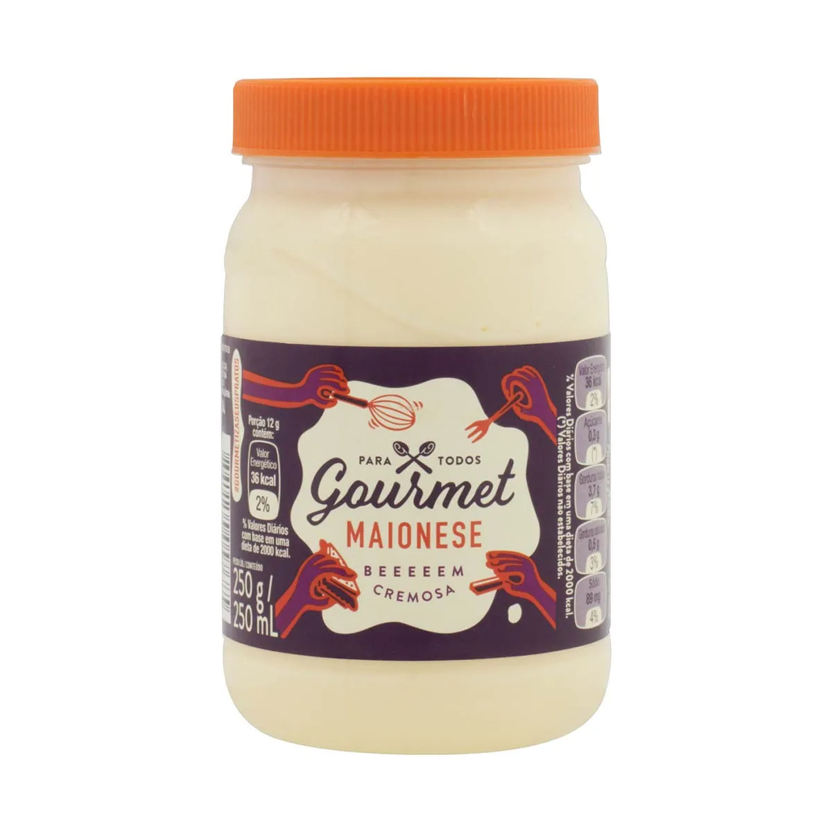 Maionese Cremosa Gourmet Pote 250g