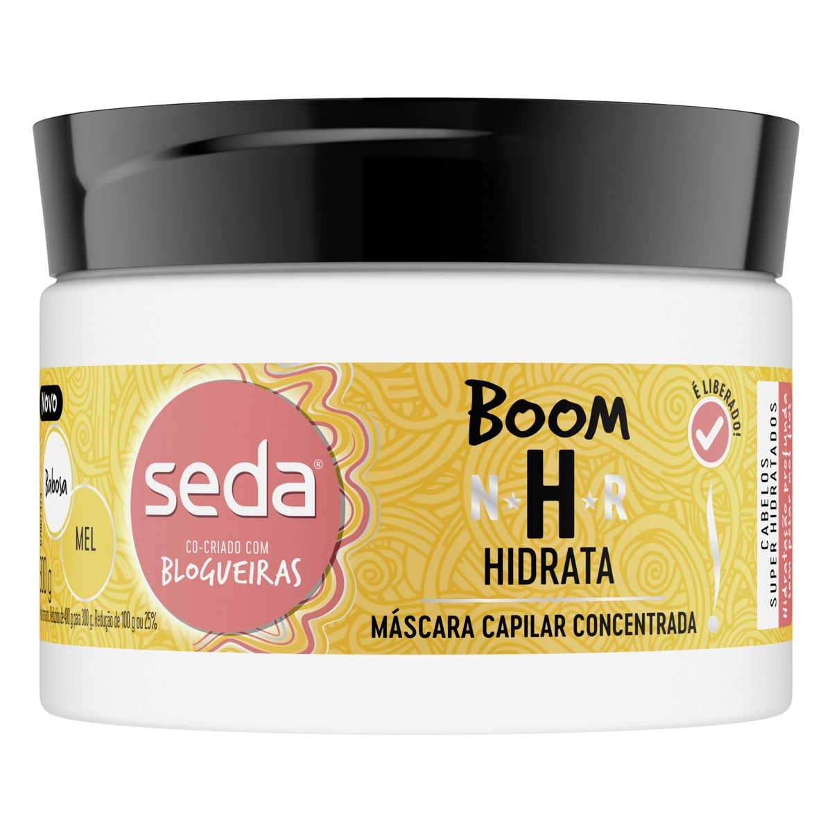 Máscara Concentrada Seda Co Criado Com Blogueiras Boom Hidrata Pote 300g
