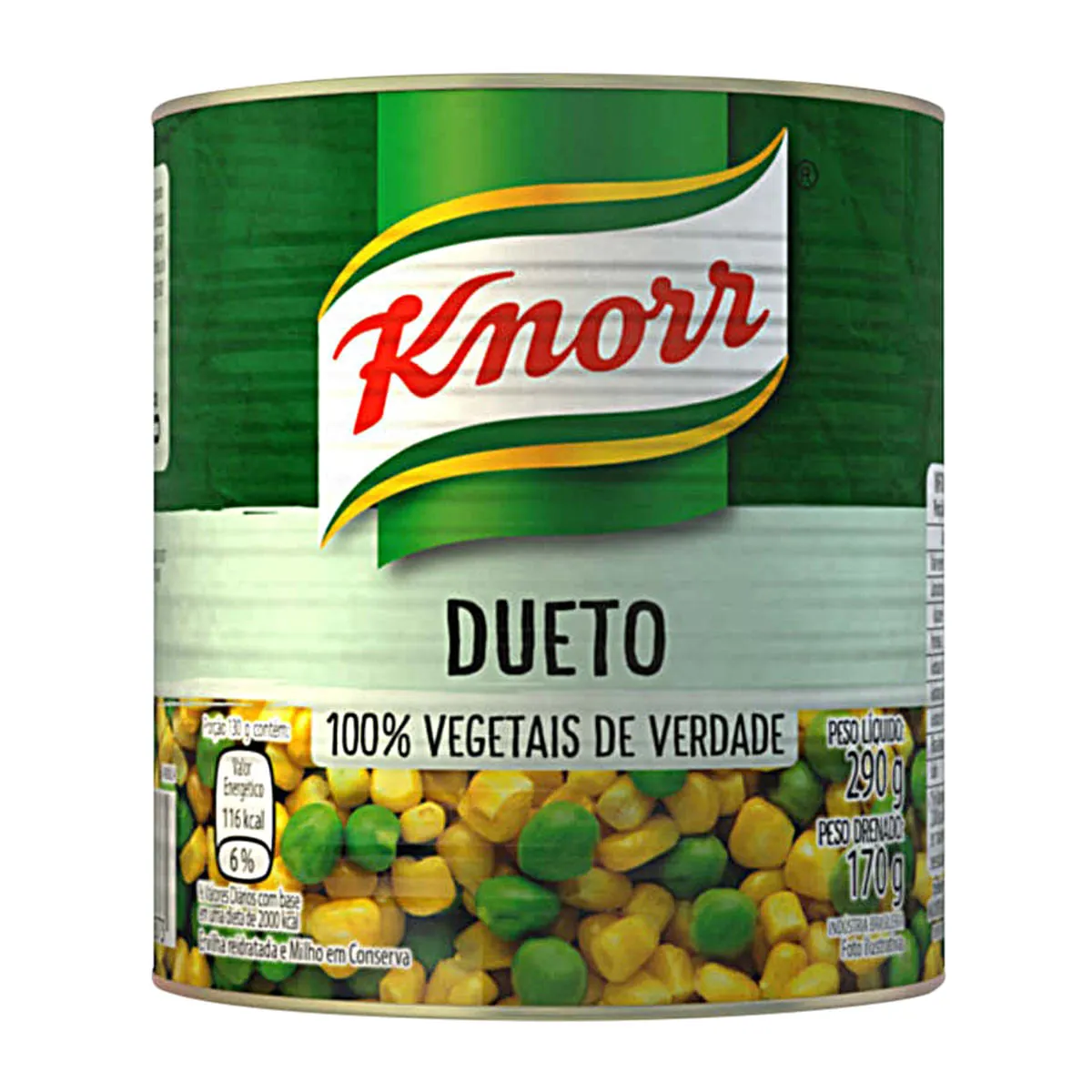Mix De Ervilha E Milho Em Conserva KNORR Dueto Lata 170g