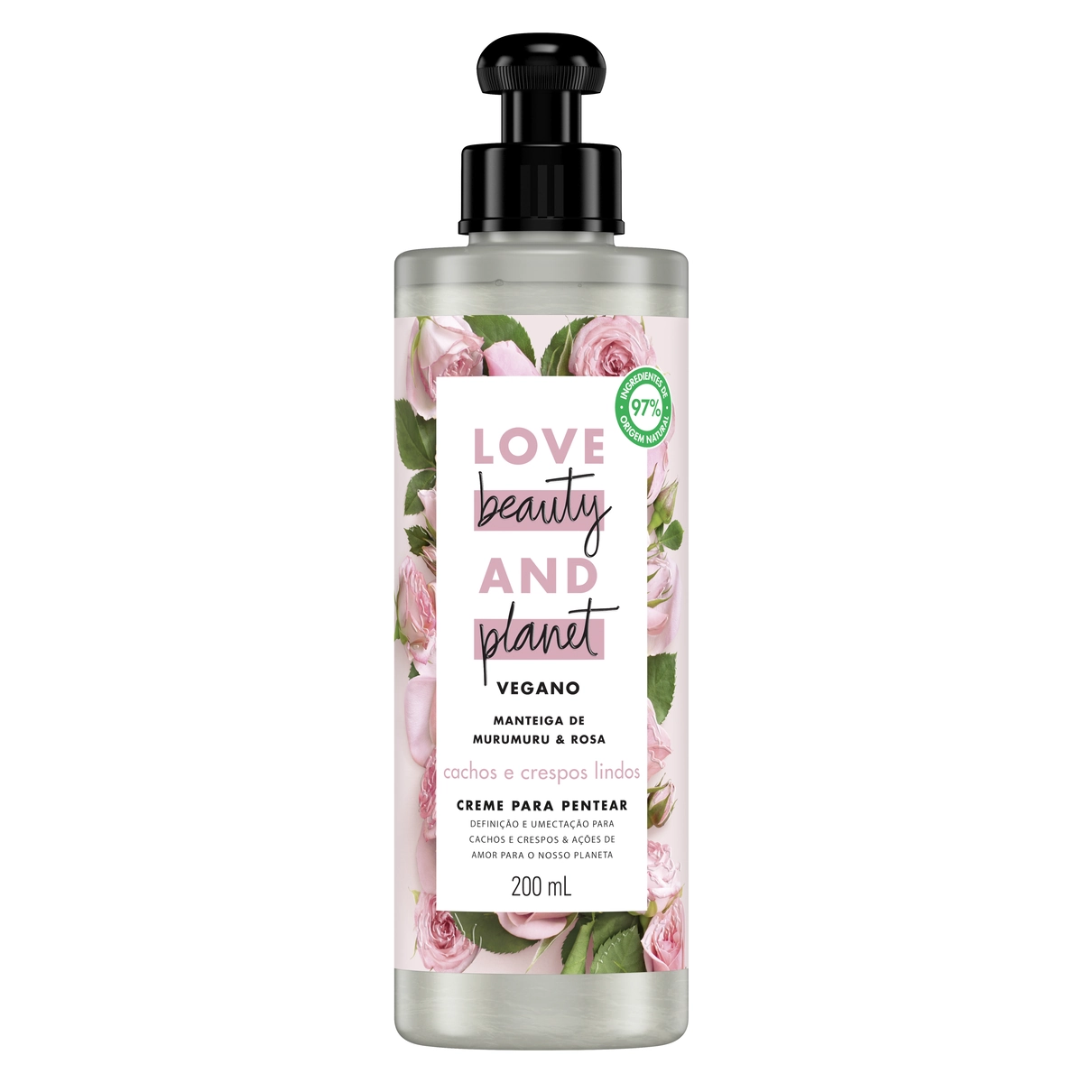 Creme para Pentear Curls Intensify Love Beauty &amp; Planet Frasco 200ml