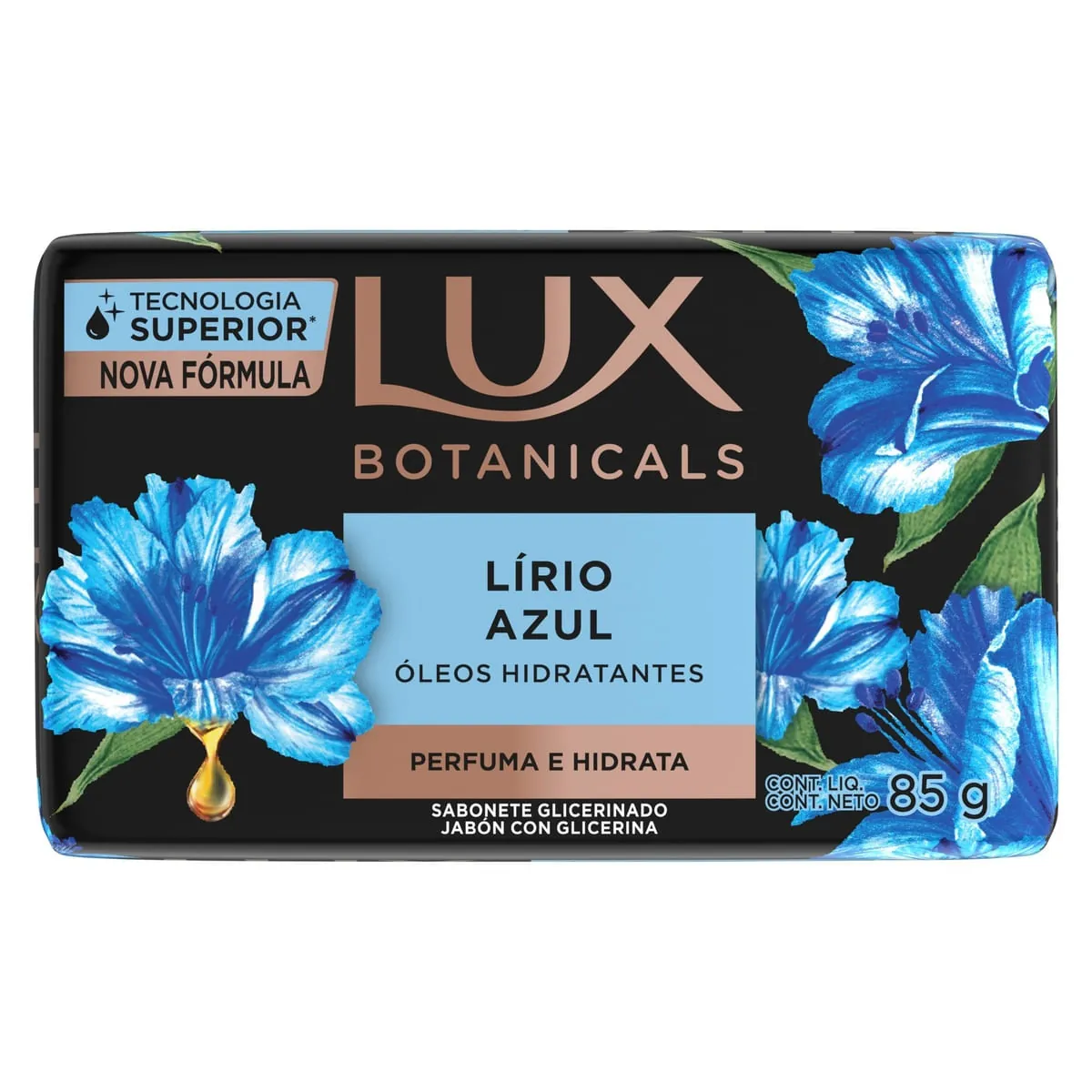 Sabonete em Barra Corporal Lux Botanicals Lírio Azul 85g