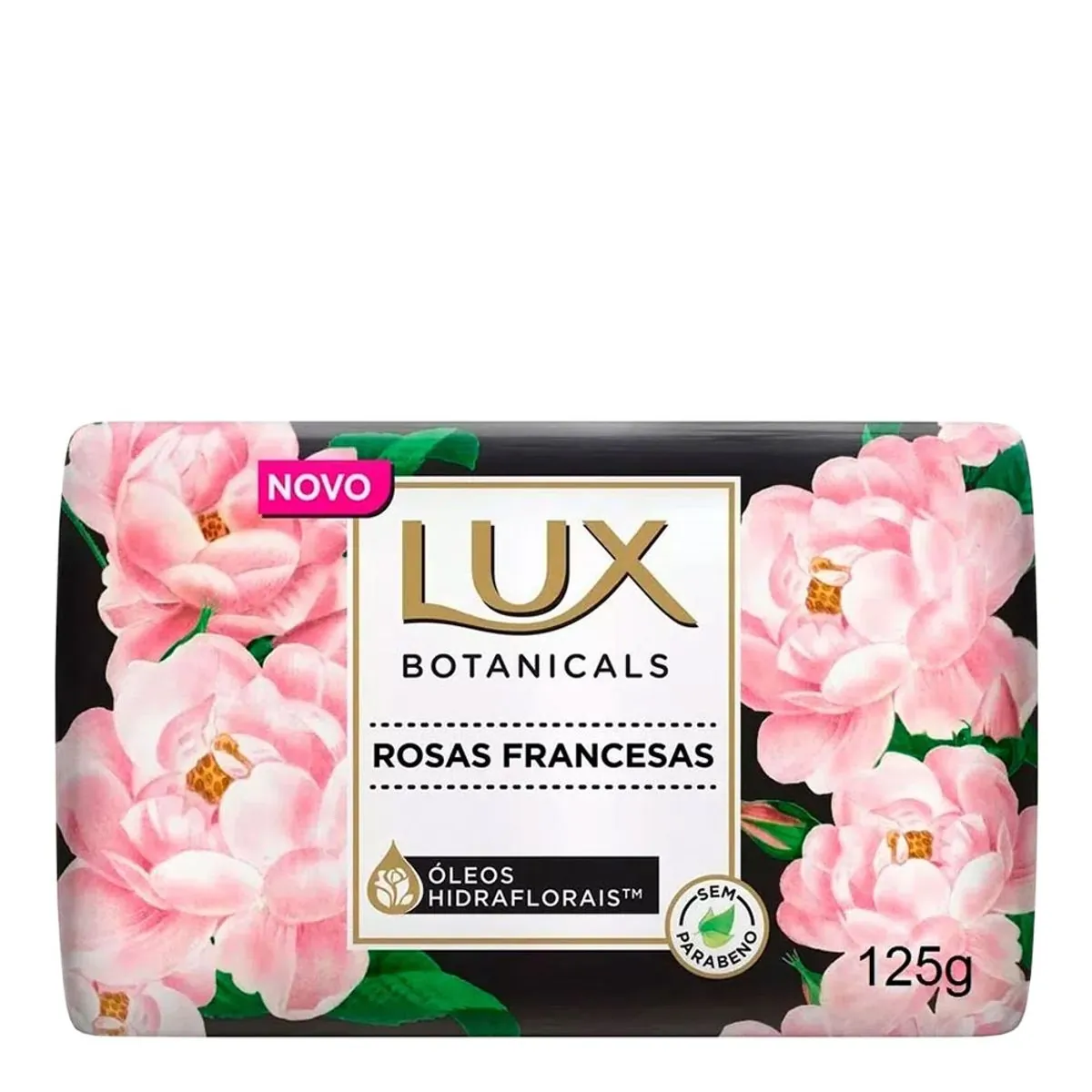 Sabonete Barra de Glicerina Rosas Francesas Lux Botanicals 125g Tamanho Família