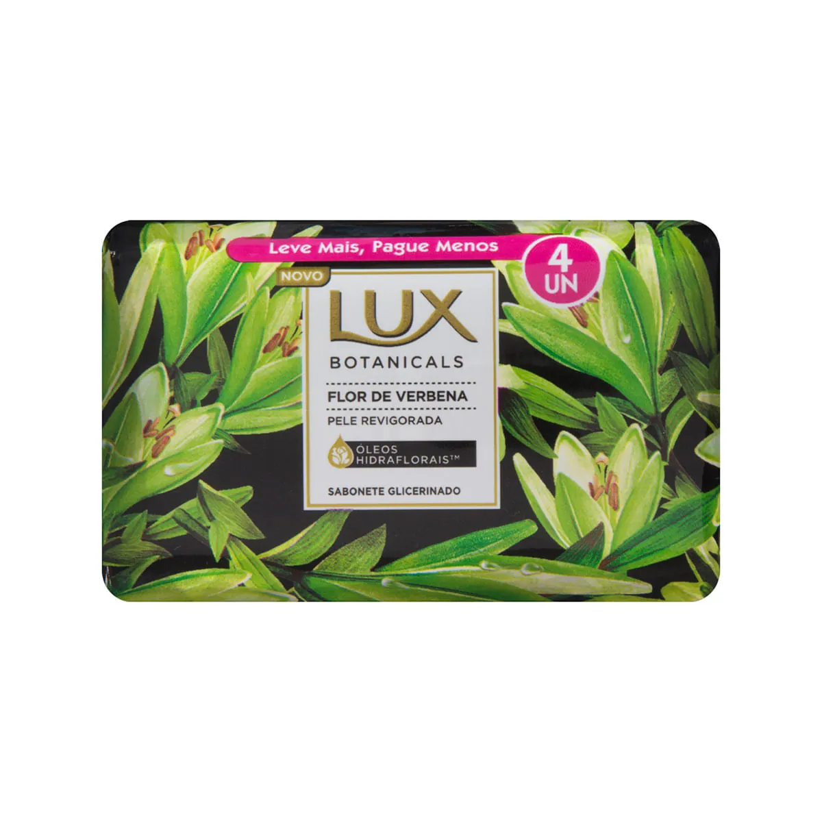 Sabonete Barra Glicerinado Flor De Verbena Lux Botanicals Envoltório 85g