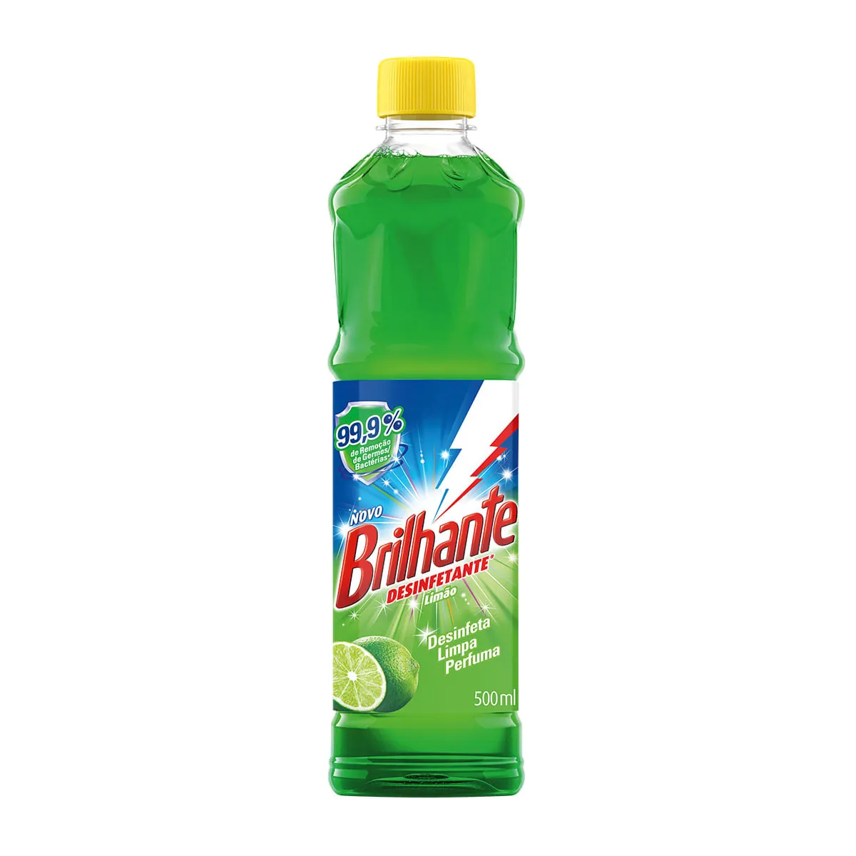 Desinfetante Uso Geral Limão Brilhante Frasco 500ml