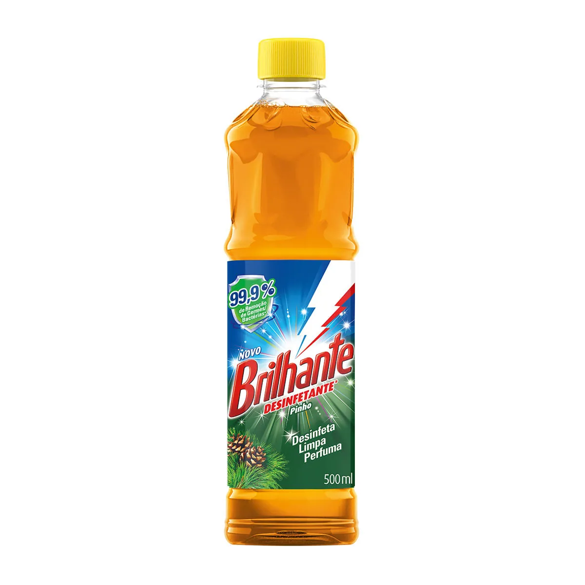 Desinfetante Uso Geral Pinho Brilhante Frasco 500ml