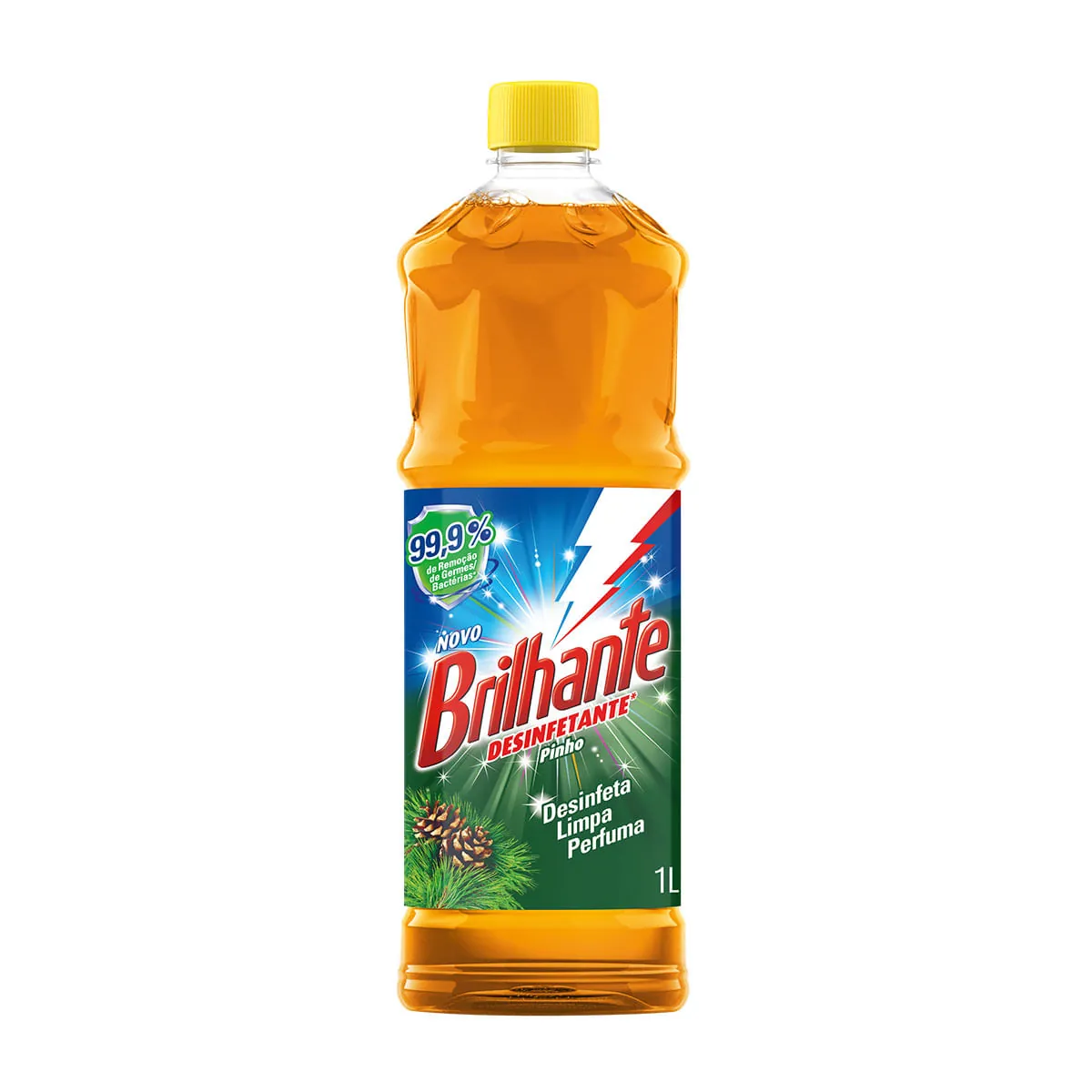 Desinfetante Uso Geral Pinho Brilhante Frasco 1l