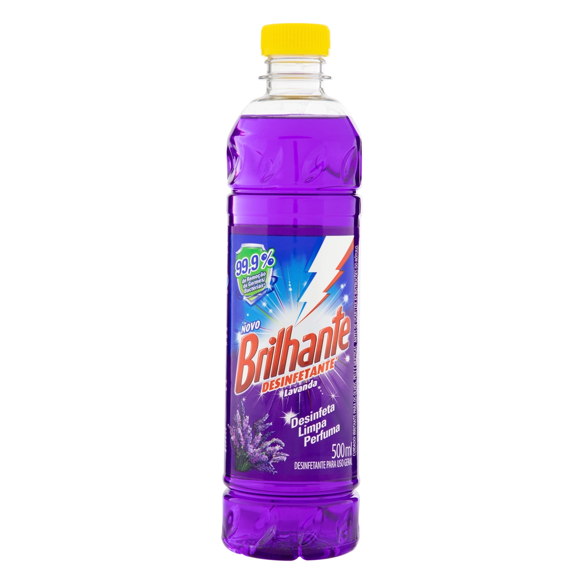 Desinfetante Uso Geral Lavanda Brilhante Frasco 500ml