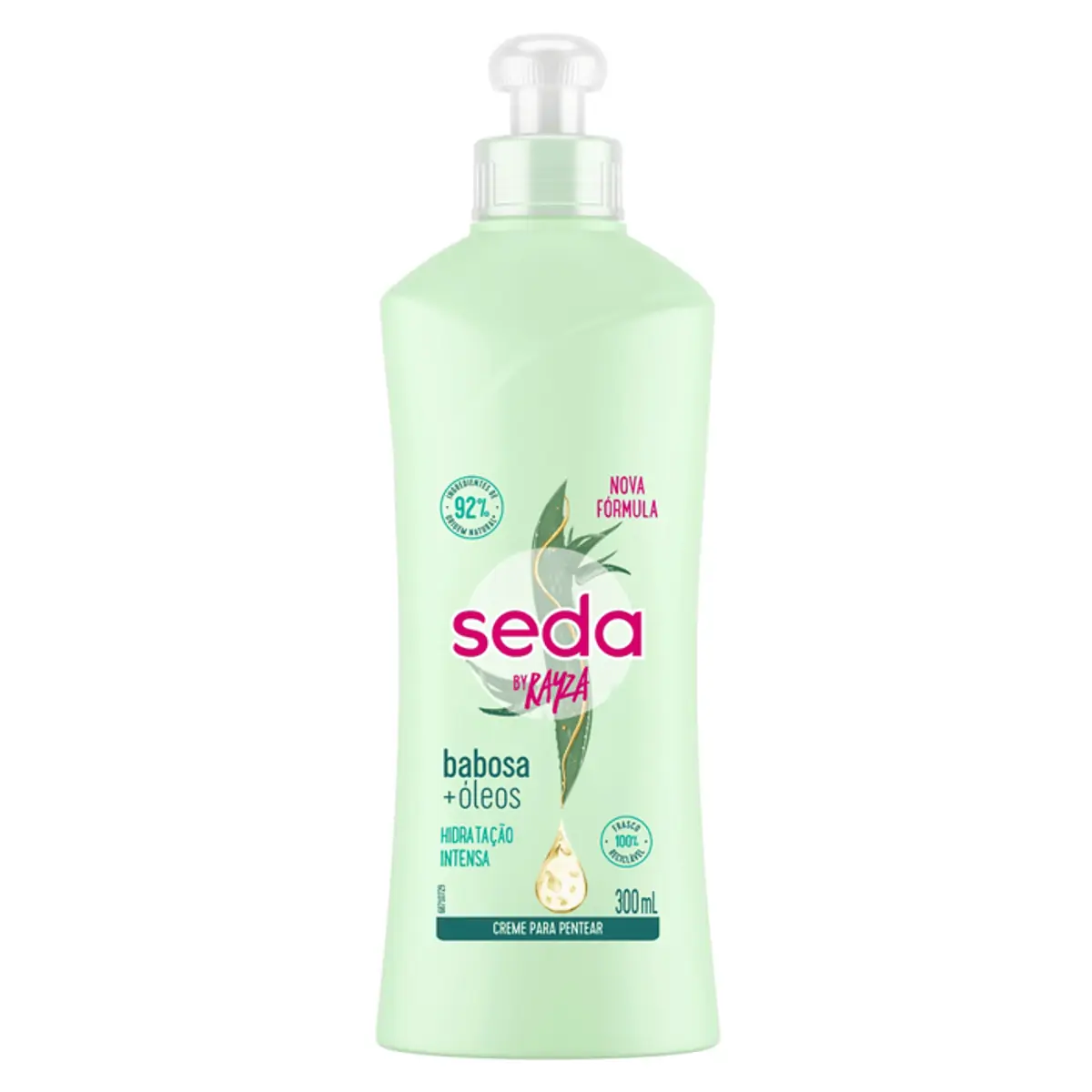 Creme para Pentear Seda By Rayza Babosa + Óleos 300 ml