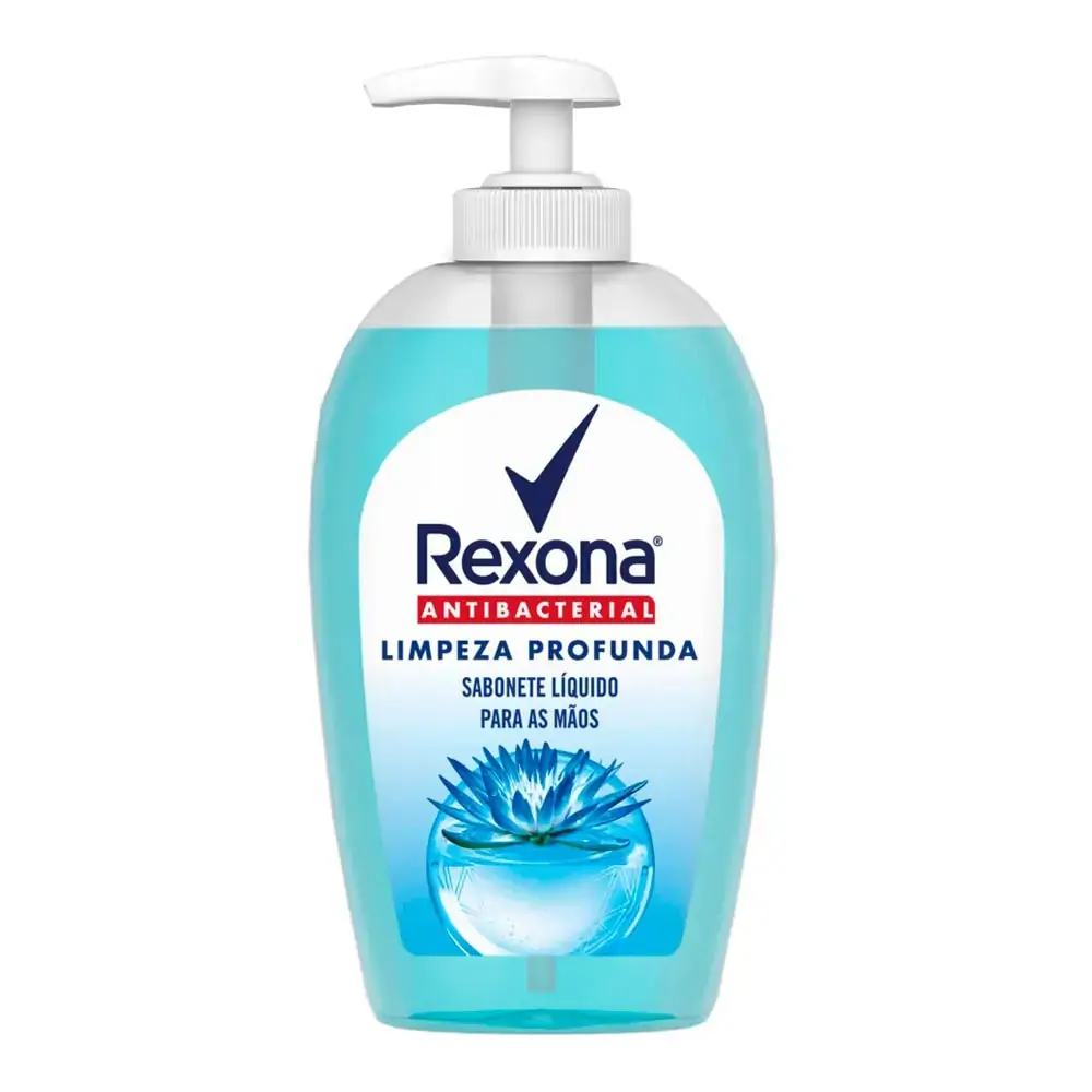 Sabonete Líquido Para as Mãos Rexona Limpeza Profunda Elimina 99% das bactérias 250ml