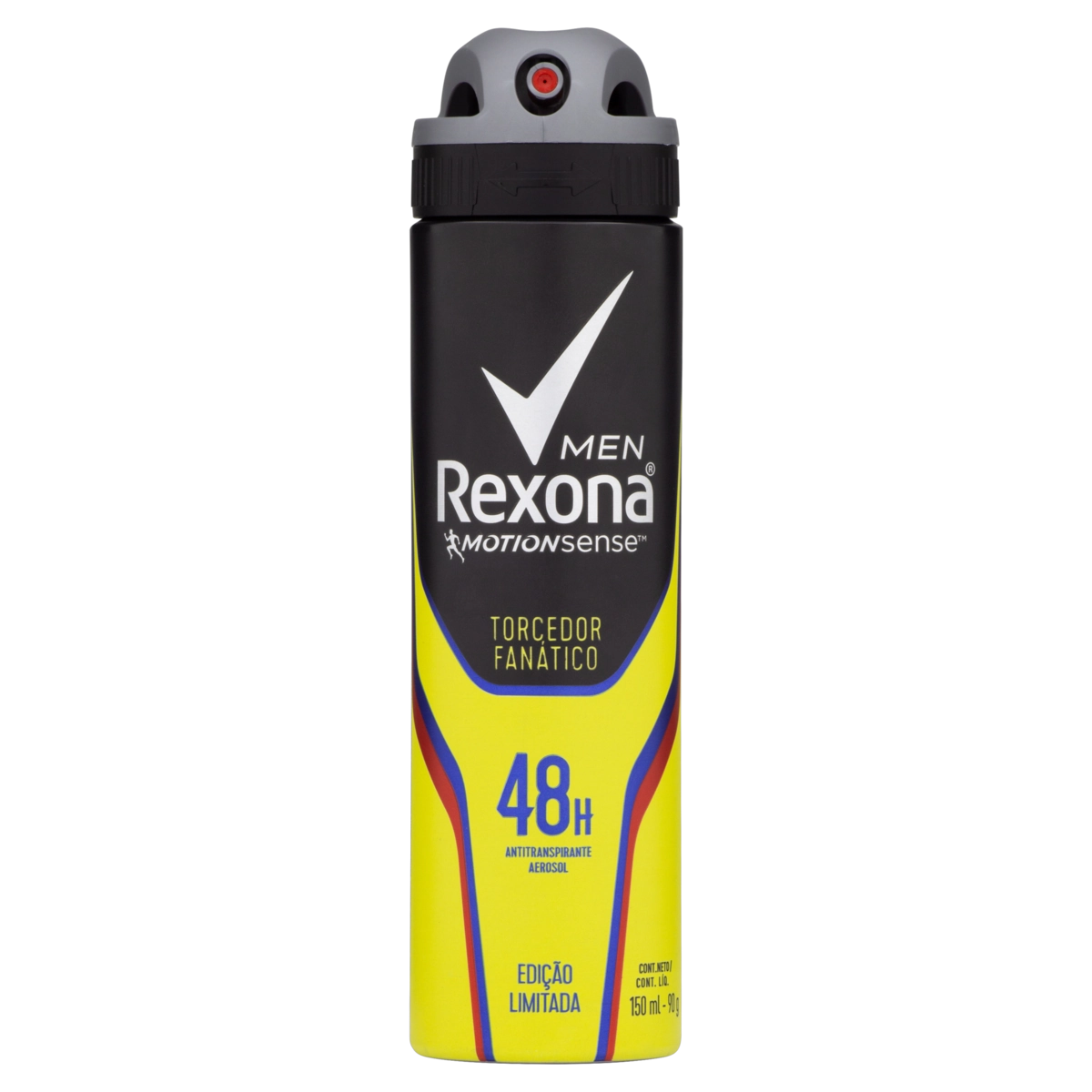 Antitranspirante Aerossol Rexona Men Motionsense 150ml Edição Especial Torcedor Fanático Colômbia