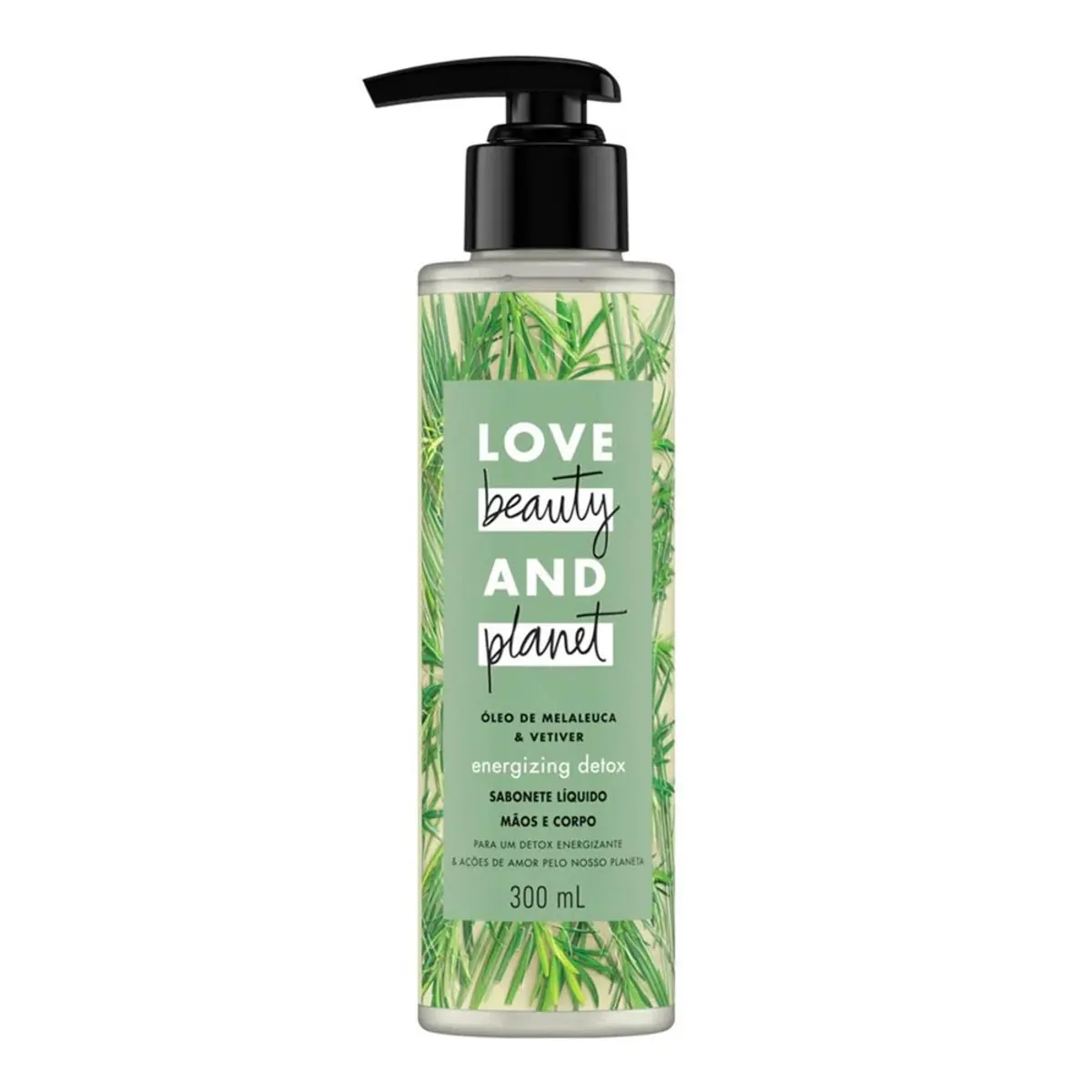 Sabonete Líquido Love Beauty And Planet Energizing Detox 300 ML