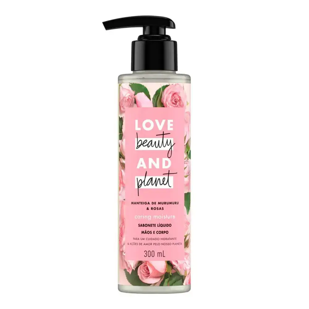 Sabonete Líquido Love Beauty And Planet Caring Moisture 300ml