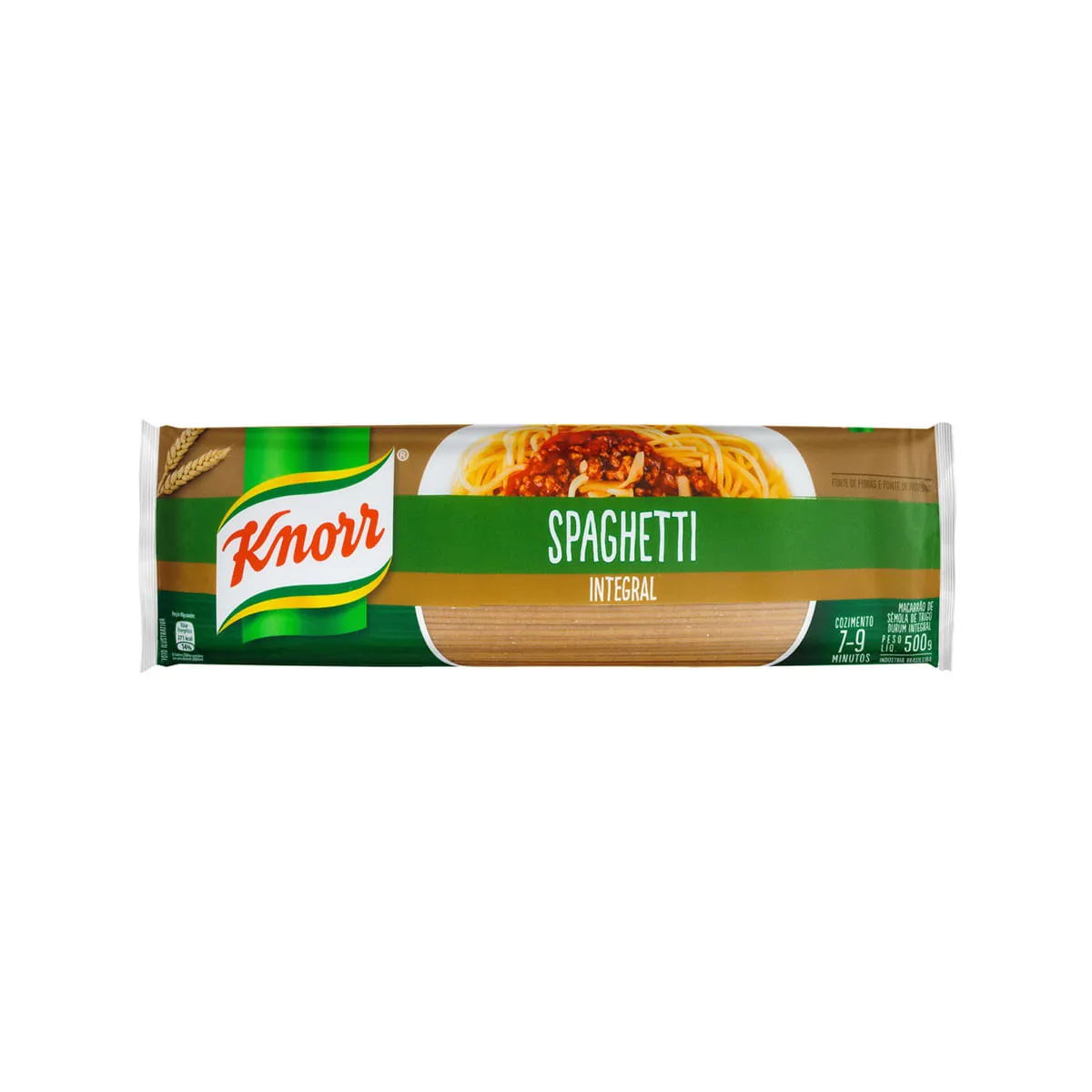 Macarrão De Sêmola Integral Espaguete Knorr Pacote 500g