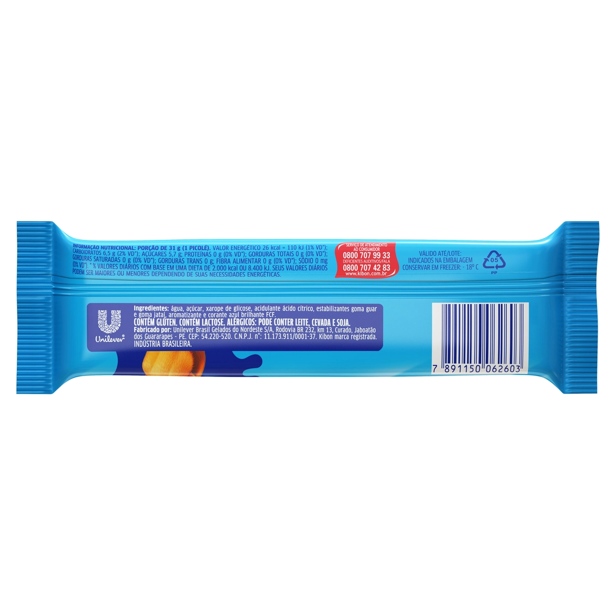 Picolé Maracujá Kibon Max Korolix Pacote 31g