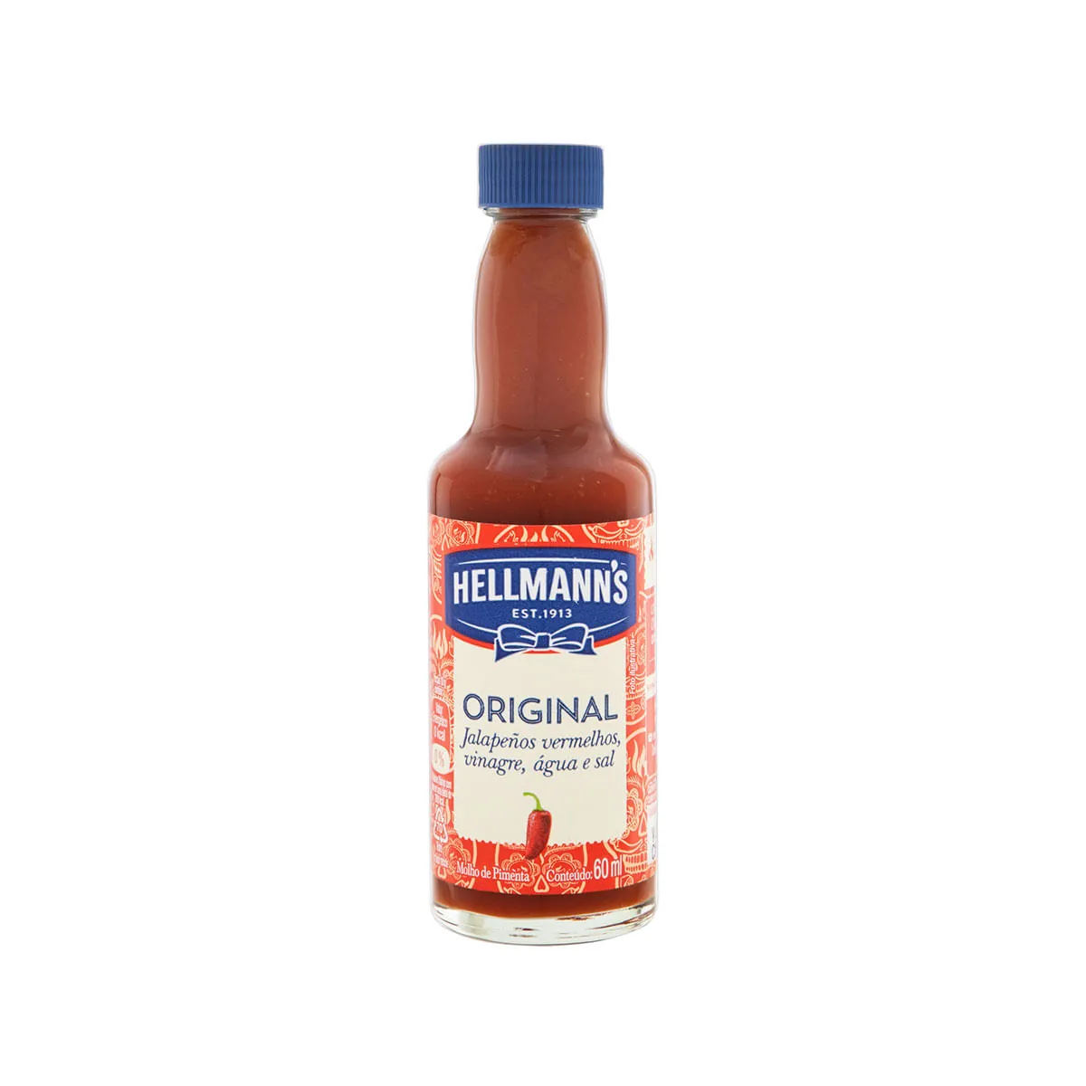 Molho De Pimenta Vermelha Original Hellmanns Vidro 60ml