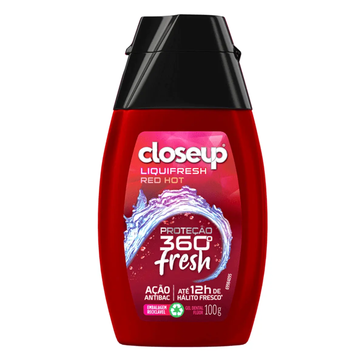 Gel Dental Red Hot Closeup Liquifresh Frasco 100g
