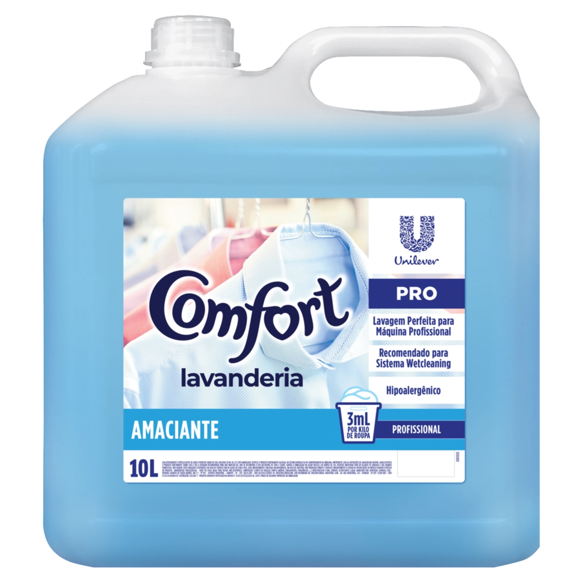 Amaciante De Roupa Super Concentrado Lavanderia Lagoon Comfort Pro Galão 10l
