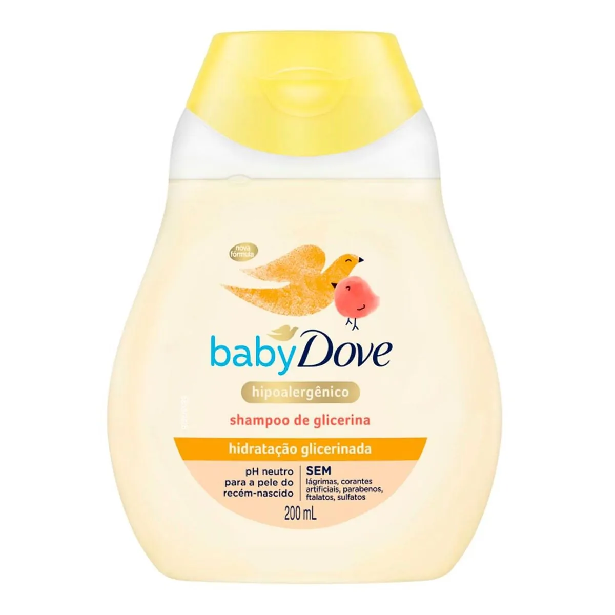 Shampoo de Glicerina Baby Dove Hidratação Glicerinada 200 ml
