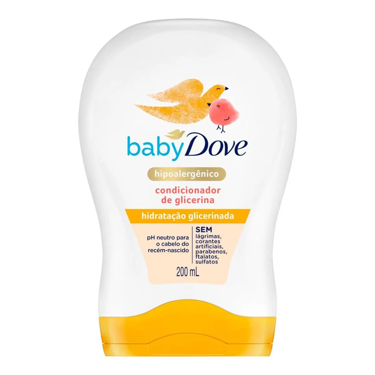 Condicionador de Glicerina Baby Dove Hidratação Glicerinada 200ml