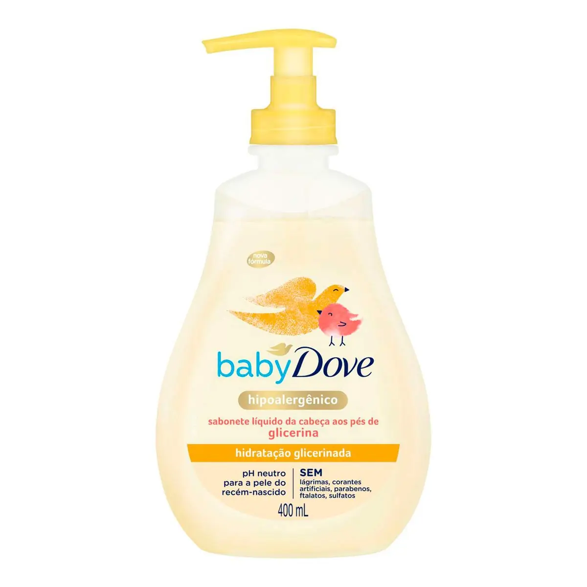 Sabonete Líquido Baby Dove Hidratação Glicerinada 400ml